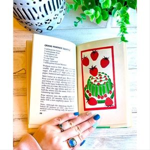 ❌4/$20 Vintage 60’s dessert cookbook, 1960s baking, retro illustrations